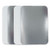 Durable Packaging Flat Board Lids, For 1.5 lb Oblong Pans, Silver, 500 /Carton