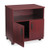 Safco® Laminate Machine Stand W/open Compartment, 28w x 19.75d x 30.5h, Mahogany, 1 Each/Carton