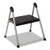 Cosco® Folding Step Stool, 1-step, 9.9" Working Height, Platinum/Black, 200 lb Capacity (Quantity 1)