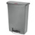 Rubbermaid® Slim Jim Resin Step-on Container, Front Step Style, Gray, 24 gal (Quantity 1)