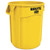 Rubbermaid® Round Brute Container, Plastic, Yellow, 20 gal