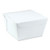 Pactiv EarthChoice Onebox Paper Box, 46 Oz, 4.5 x 4.5 x 3.25, White, 200/Carton