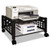 Vertiflex® Underdesk Machine Stand, One-shelf, 21.5w x 17.88d x 11.5h, Black (Pack of 1)