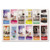 Safco® Reveal Clear Literature Displays, 9 Compartments, 30w x 2d x 36.75h, Clear