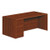 HON® 10700 Series Single Pedestal Desk With Full-Height Pedestal on Left, 72" x 36" x 29.5", Cognac, 1 Each/Carton