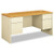 HON® 38000 Series Kneespace Credenza, 72w x 24d x 29.5h, Harvest/Putty, 1 Each/Carton