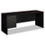 HON® 38000 Series Left Pedestal Credenza, 72w x 24d x 29.5h, Mahogany/Charcoal, 1 Each/Carton