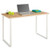 Safco® Steel Desk, 47.25" x 24" x 28.75", Beech/White, 1 Each/Carton