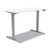 Union & Scale™ Essentials Electric Sit-stand Desk, 55.1" x 27.5" x 25.9" To 51.5", White/Aluminum, 1 Each/Carton