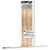 Long Handle Easel Brush, Size 22, Natural Bristle, Flat Profile, 12/pack