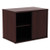 Alera Open Office Low Storage Cab Cred, 29 1/2w X 19 1/8d X 22 7/8h, Mahogany