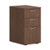 Mod Mobile Pedestal, Left Or Right, 3-drawers: Box/box/file, Legal/letter, Sepia Walnut, 15" X 20" X 28"