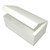 Tuck-top One-piece Paperboard Take-out Box, 7 X 4.25 X 2.75, White, 300/carton