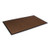 Super-soaker Wiper Mat With Gripper Bottom, Polypropylene, 36 X 120, Dark Brown