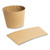 Vegware Kraft Hot Cup Sleeves, Fits Vegware 89-Series Hot Cups, Kraft, 1,000/carton