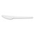 Vegware White CPLA Cutlery, Knife, 1,000/carton