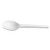 Vegware White CPLA Cutlery, Spoon, 1,000/carton