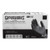 GloveWorks by AMMEX Nitrile Exam Gloves, Powder-free, 6 Mil, Medium, Black 100 Gloves/box, 10 Boxes/carton