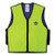 ergodyne Chill-Its 6665 Embedded Polymer Cooling Vest With Zipper, Nylon/Polymer, Large, Lime, Ships In 1-3 Business Days