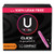 U By Kotex Click Compact Tampons, Super Plus Absorbency, 16/Pack, 8 Packs/Carton