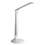 OttLite Wellness Series Command LED Desk Lamp With Voice Assistant, 17.75" To 29" High, Silver