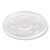 Dart Plastic Lids For Foam Cups, Bowls And Containers, Flat With Straw Slot, Fits 6-14 Oz, Translucent, 100/pack, 10 Packs/carton