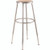 NPS 6204 Series Height Adjustable Heavy Duty Steel Stool, Backless, Supports 500 Lb, 31" To 39" Seat Height, Brown Seat/gray Base