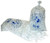 Pitt Plastics 12 Inch X 21  1.5 Millimeter Clear Flat Pack Blue Ink 10lb Ice Bag, 1000 Count