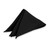 Oxford 2-Ply Black Napkin 20" x 20", 1 Dozen