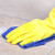 Handgards General Purpose Reusable Yellow Latex Large Glove, 48 Per Case