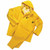 Anchor Brand 3-Pc Rainsuit, Jacket/Hood/Overalls, 0.35 mm, PVC Over Polyester, Yellow, 5X-Large, 10 Pieces