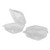 Handi-Foil 6 Inch Plastic Square Deep Container, 500 Each