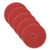 Norton Red Buffer Pad 14" 5/Case Floor Buffing Cleaning 54273