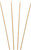 Royal 6 Inch Disposable Bamboo Skewers, Round, for Grilling Meat, Satays, and Skewered Vegetables, Package of 100
