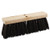 Street Broom Head, 6.25" Black Polypropylene Bristles, 16" Brush