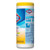 Disinfecting Wipes, 7 X 8, Crisp Lemon, 35/canister, 12/carton