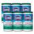 Disinfecting Wipes, Fresh Scent, 7 X 8, White, 75/canister, 6 Canisters/carton