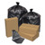 Eco Strong Can Liners, 45 Gal, 1.5 Mil, 40" X 46", Black, 100/carton