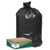 Linear Low Density Large Trash And Yard Bags, 33 Gal, 0.9 Mil, 32.5" X 40", Black, 80/carton