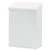 Feminine Hygiene Waste Receptacle, Metal, White