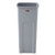 Untouchable Square Waste Receptacle, Plastic, 23 Gal, Gray