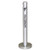 Smoker's Pole, Round, Steel, 0.9 Gal, Silver