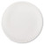 White Paper Plates, 9" Dia, 100/pack, 10 Packs/carton