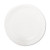 Quiet Classic Laminated Foam Dinnerware Plate, 9" Dia, White, 125/pack