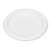 Plastic Dinnerware, Plates, 7" Dia, White, 125/pack