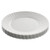 Classicware Plastic Dinnerware Plates, 9" Dia, White, 12/pack