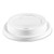 Traveler Cappuccino Style Dome Lid, Polypropylene, Fits 10 Oz To 24 Oz Hot Cups, White, 1,000/carton