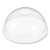 Ultra Clear Dome Cold Cup Lids, Fits 16 Oz To 24 Oz Cups, Pet, Clear, 1,000/carton