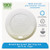 Ecolid 25% Recycled Content Hot Cup Lid, White, Fits 8 Oz Hot Cups, 100/pack, 10 Packs/carton