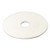 3M Low-Speed Super Polishing Floor Pads 4100, 20" Diameter, White